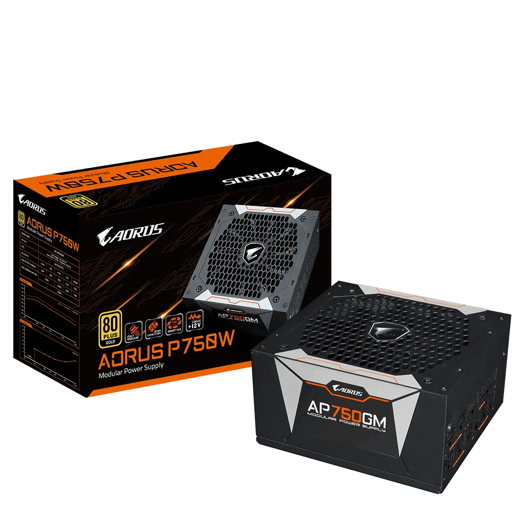 Блок питания Gigabyte Aorus P750W 80+ GOLD|Блоки для компьютеров| |