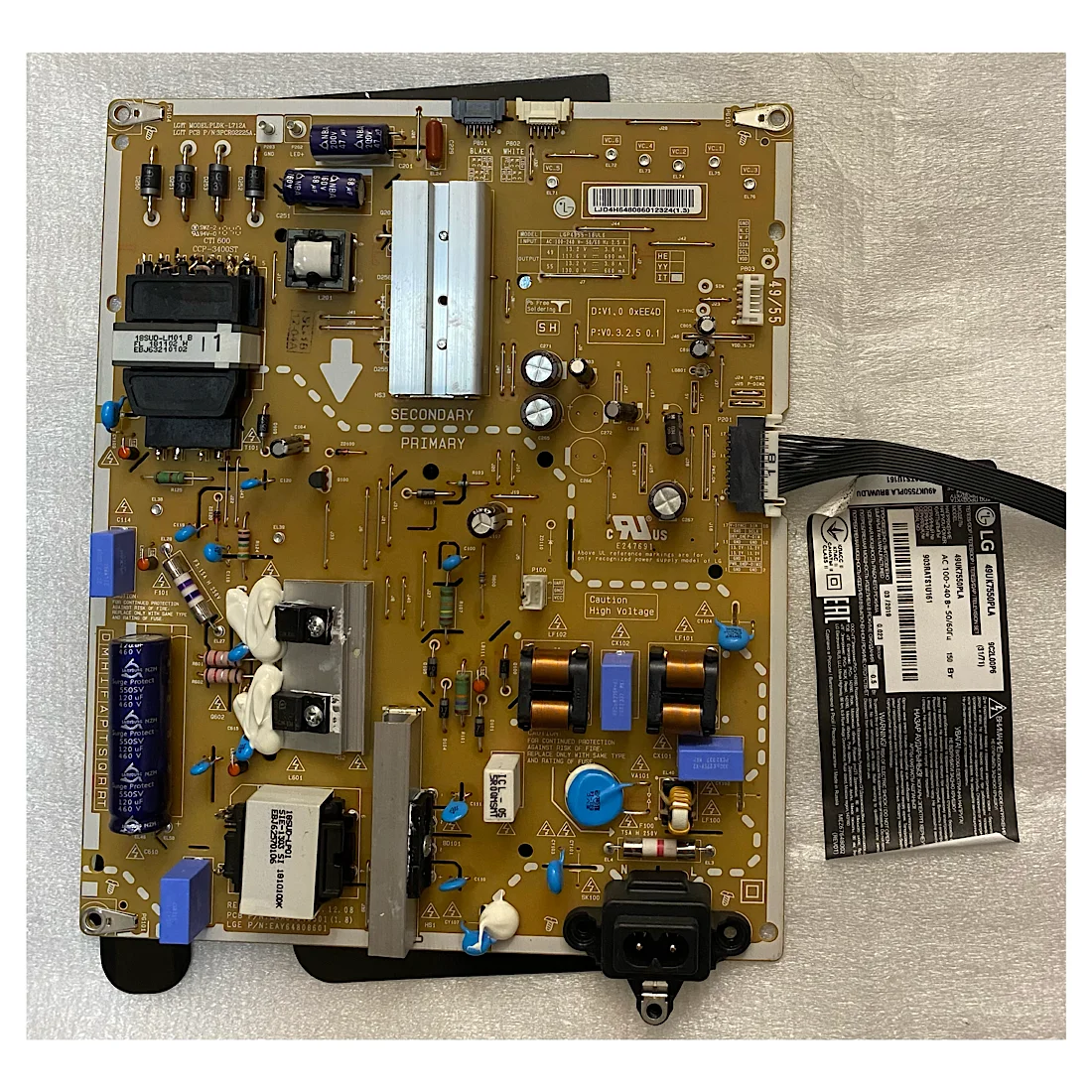 TV Powerboard for LG 49UK7550 плата блока питания для телевизора eax67645501(1.8) eay64808601 - купить по