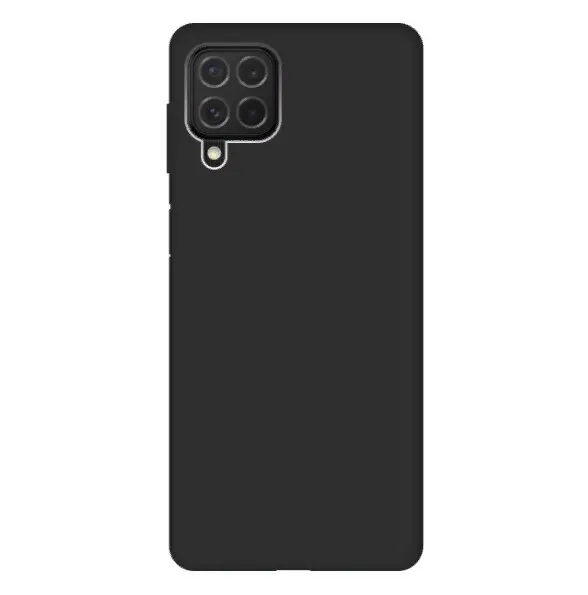 Чехол Soft Touch для Samsung Galaxy M62 черный с мягким внутренним помпоном из микрофибры и дополнительной защитой для камеры смартфона - дешевый.