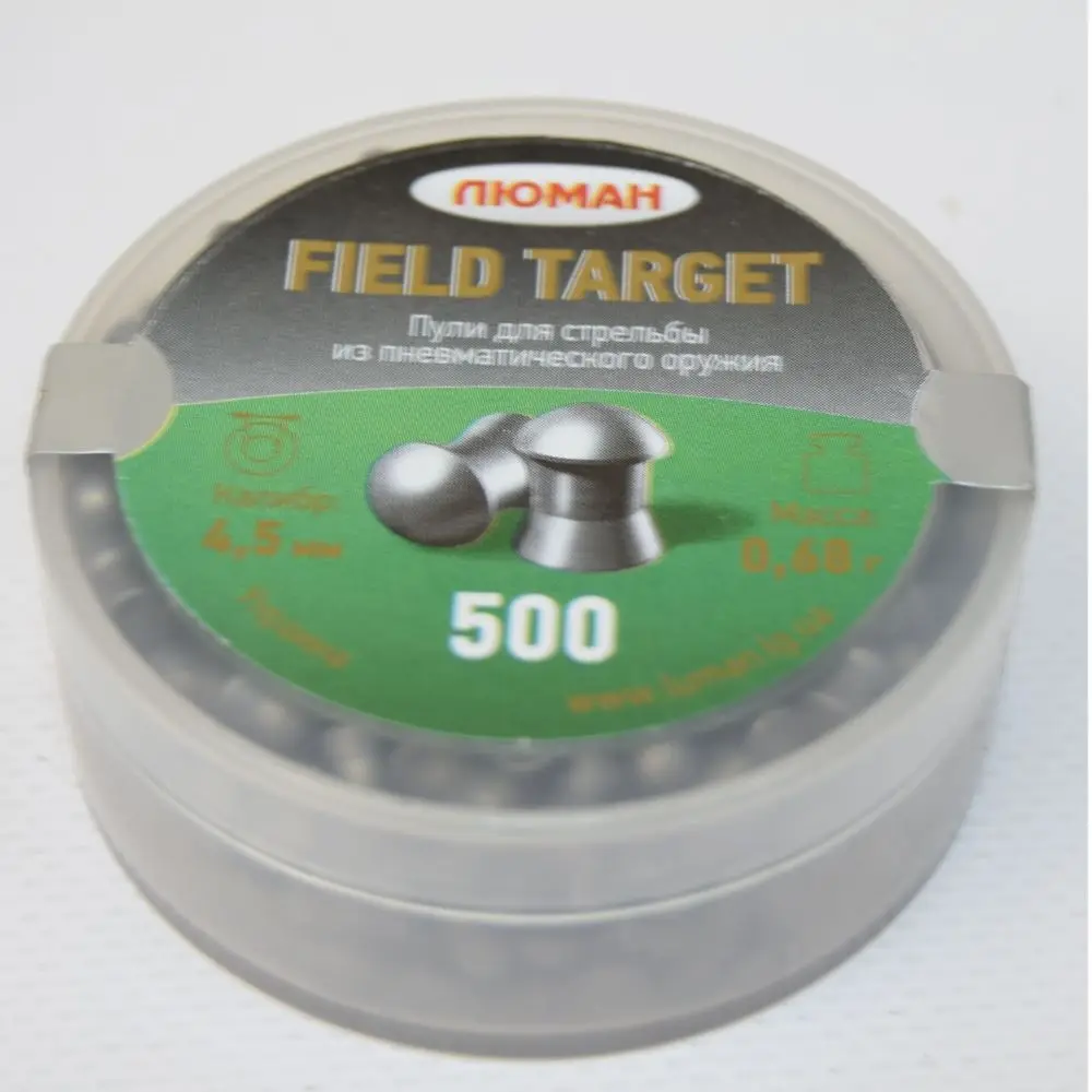Пули Люман Field Target (4.5мм 0.68гр 500 шт) | Спорт и развлечения
