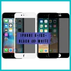 Защитное стекло для Iphone 6+  6S+ BLACK  WHITE  закаленное стекло полное покрытие