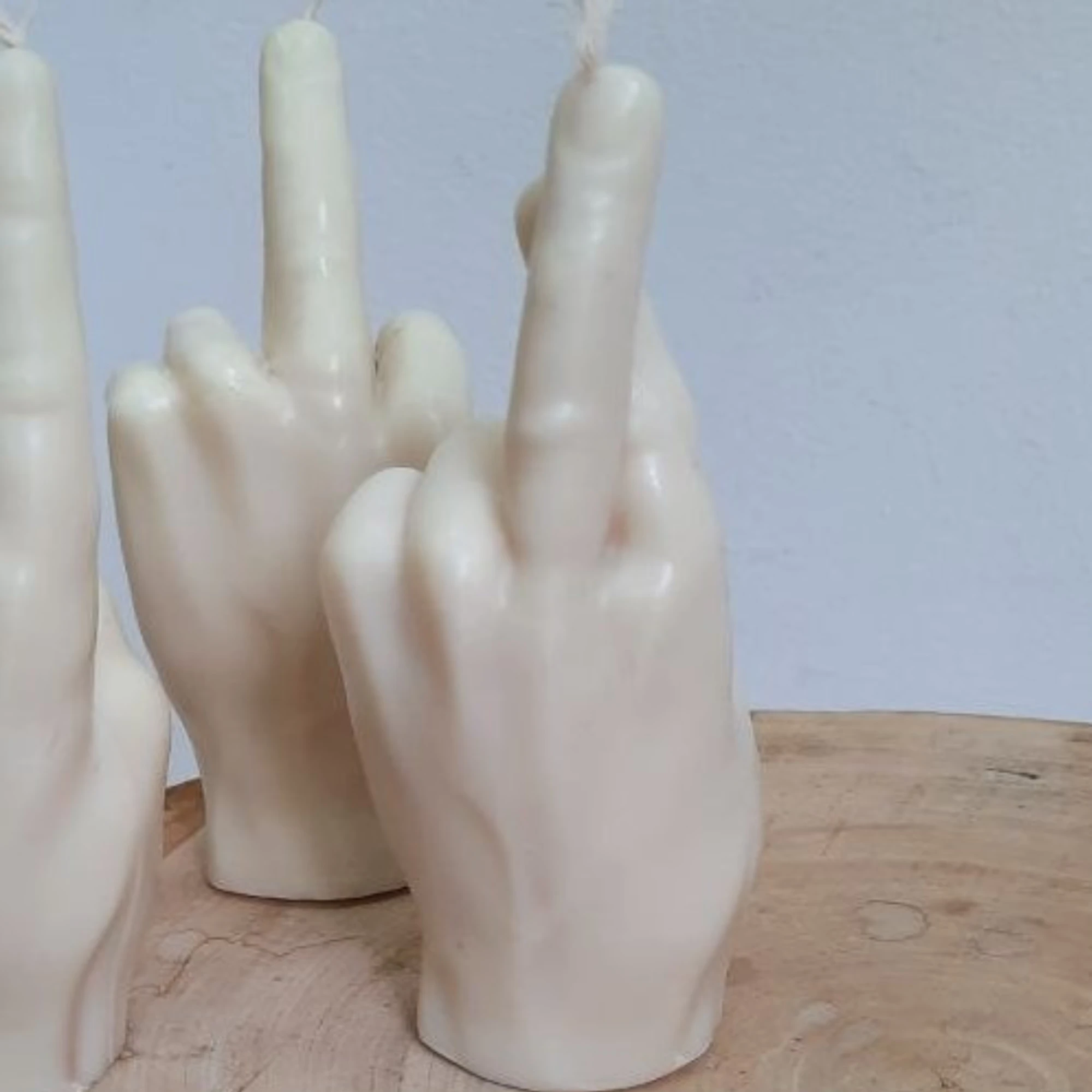 Интерьерные свечи в форме жеста рук. Свечи руки ручной работы 10см. | Дом и сад