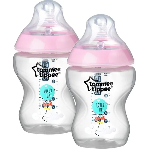 Tommee Tippee PP Closer to Nature Feeding Bottle, 260 ml x 2