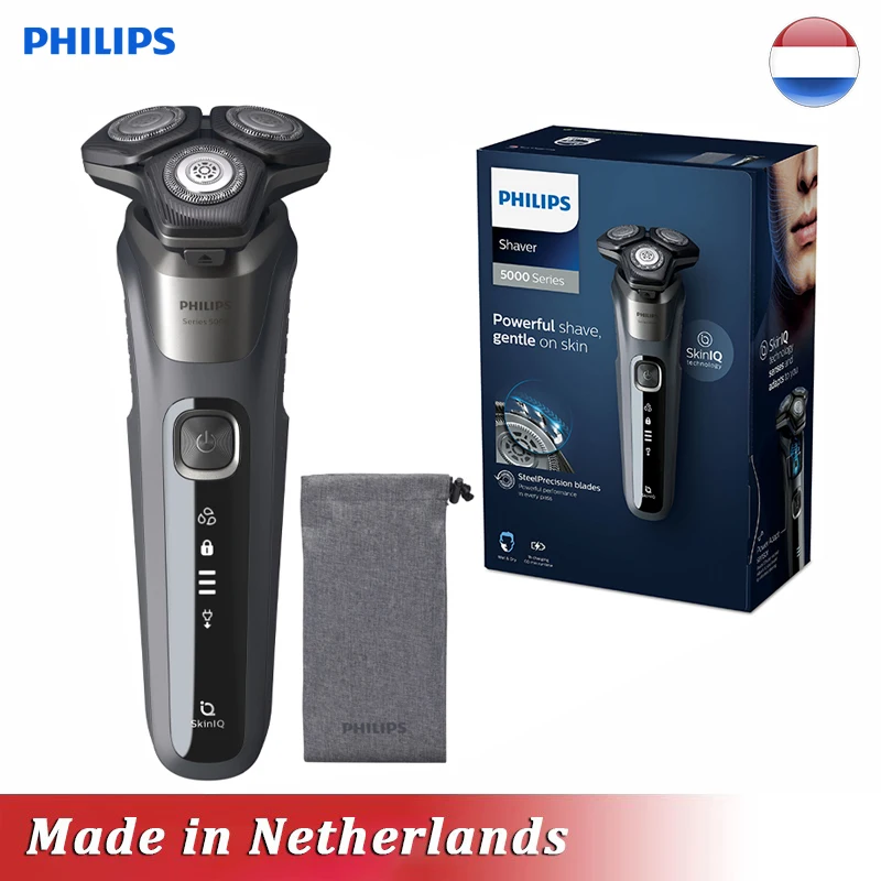 Philips S5587 Electric Shaver Cordless Razor 360D Flexing Heads Waterproof Washable Removable Precision Beard Trimmer Men | Бытовая