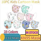 10 шт., детские маски для лица ffp2