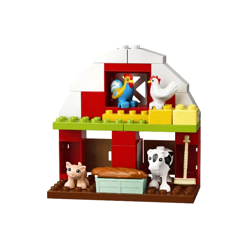 Конструктор LEGO DUPLO (ДУПЛО) 10952 Фермерский трактор домик и животные 2+ | Игрушки