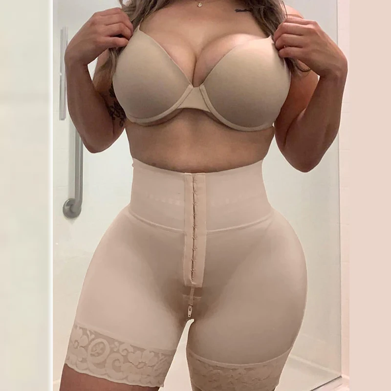 Bbl Shorts Colombia Shaperwear Woman Butt Lifter Skims Underwear Tummy Control High Waist Body Shaper Slimming Faja Post Surgery