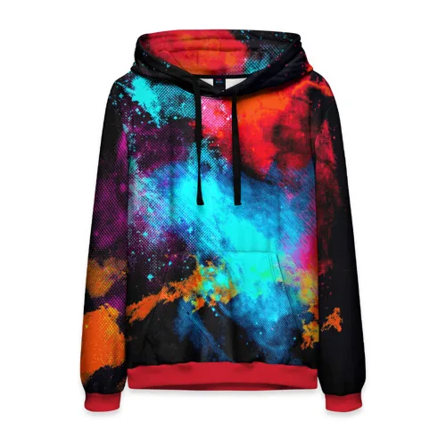 Мужская толстовка 3D Потертости