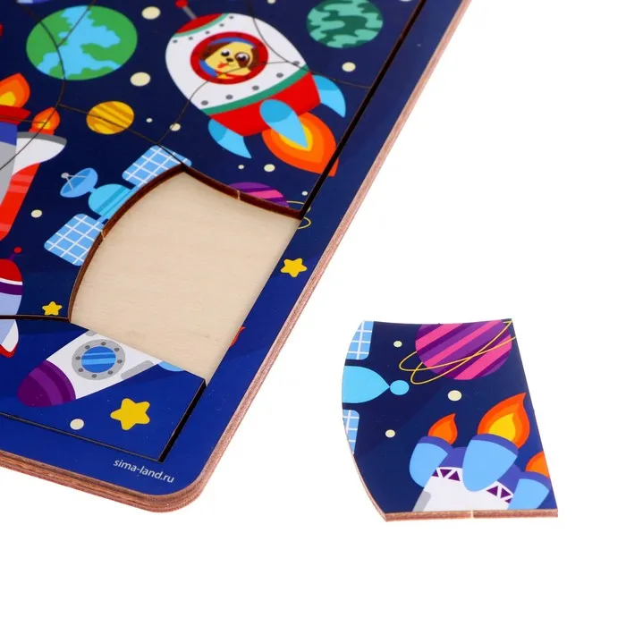 Настольная игра Космос головоломка и книга-искалка |