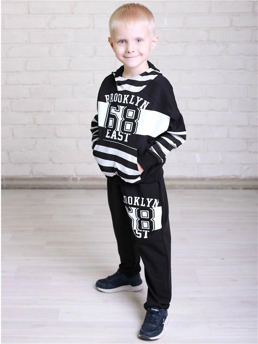 Костюм для мальчика: худи и брюки мальчика спортивный костюм |