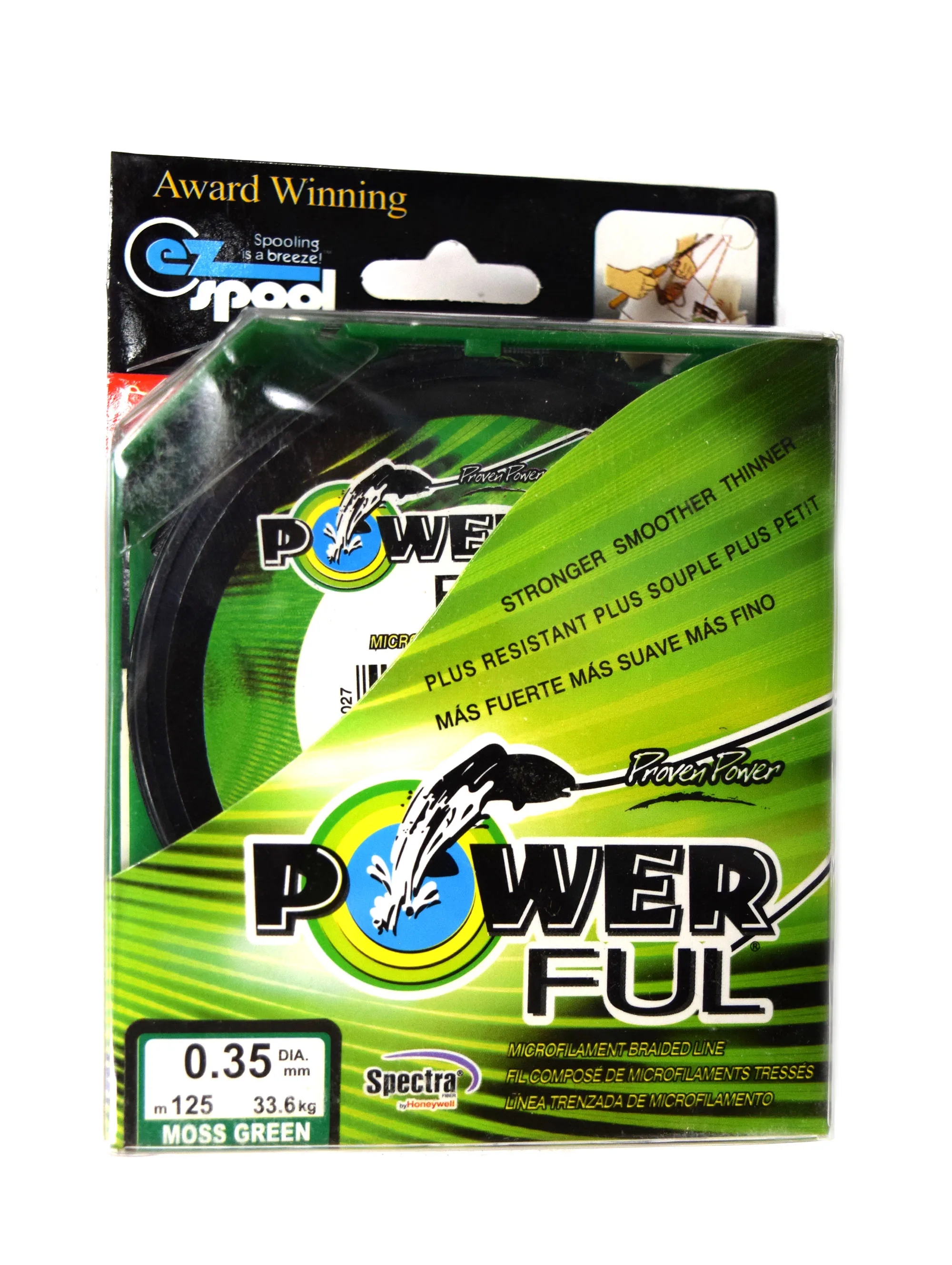 Шнур для рыбалки плетёнка POWER FUL 100m зелёный цвет. | Спорт и развлечения