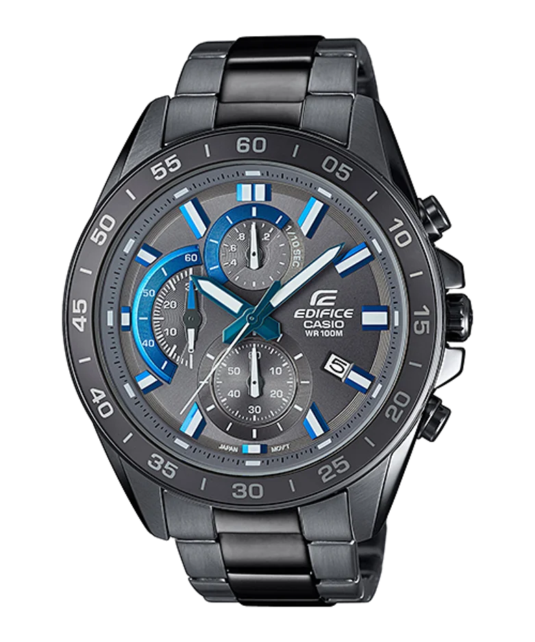 Часы Casio Edifice мужские Роскошные кварцевые водонепроницаемые до 100 м с хронографом