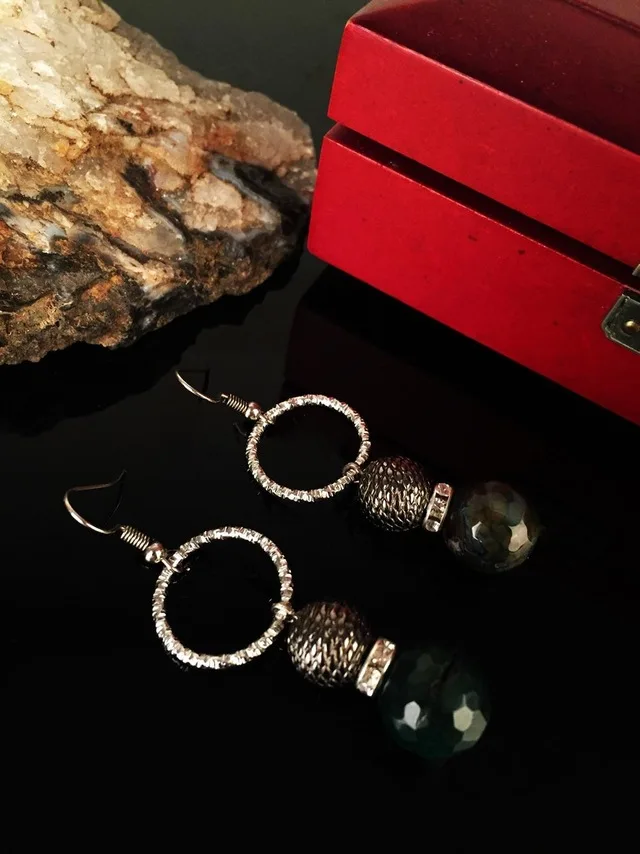 

Dr Stone Natural Stone Women 'S Agate Stone Earrings NRS759 373144186