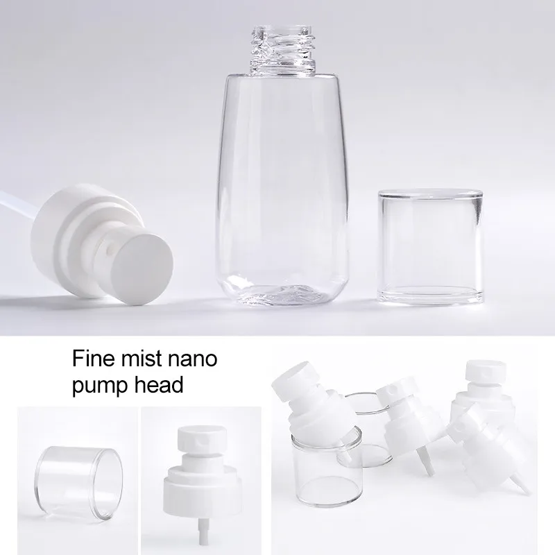 Bottle for cosmetic Transparent and 10 PCS Portable Rechargeable plastic Fine mist perfume spray bottle Vapor |