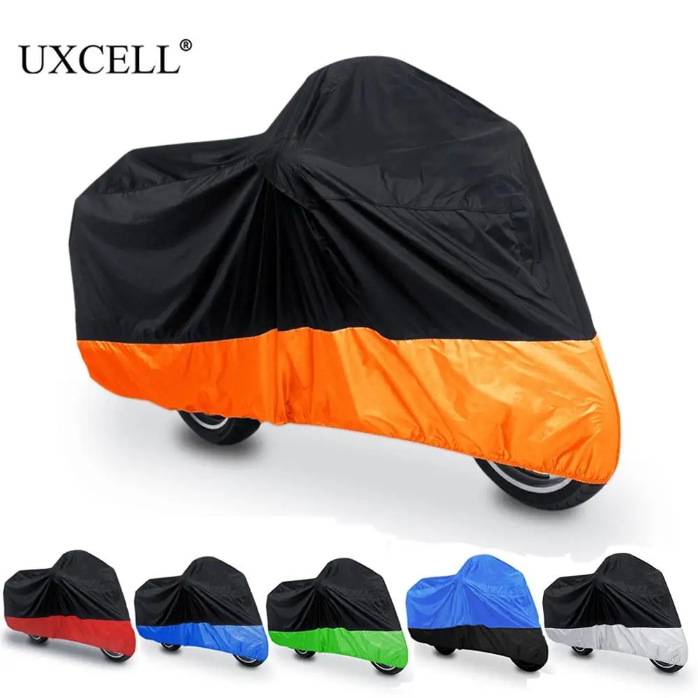 Uxcell, 180 T, мотоциклетный чехол для велосипеда, всесезонный, водонепроницаемый, пылезащитный, УФ, защитный, для улицы, для внутреннего, для мотоцикла, для скутера, для мотоцикла, дождевик