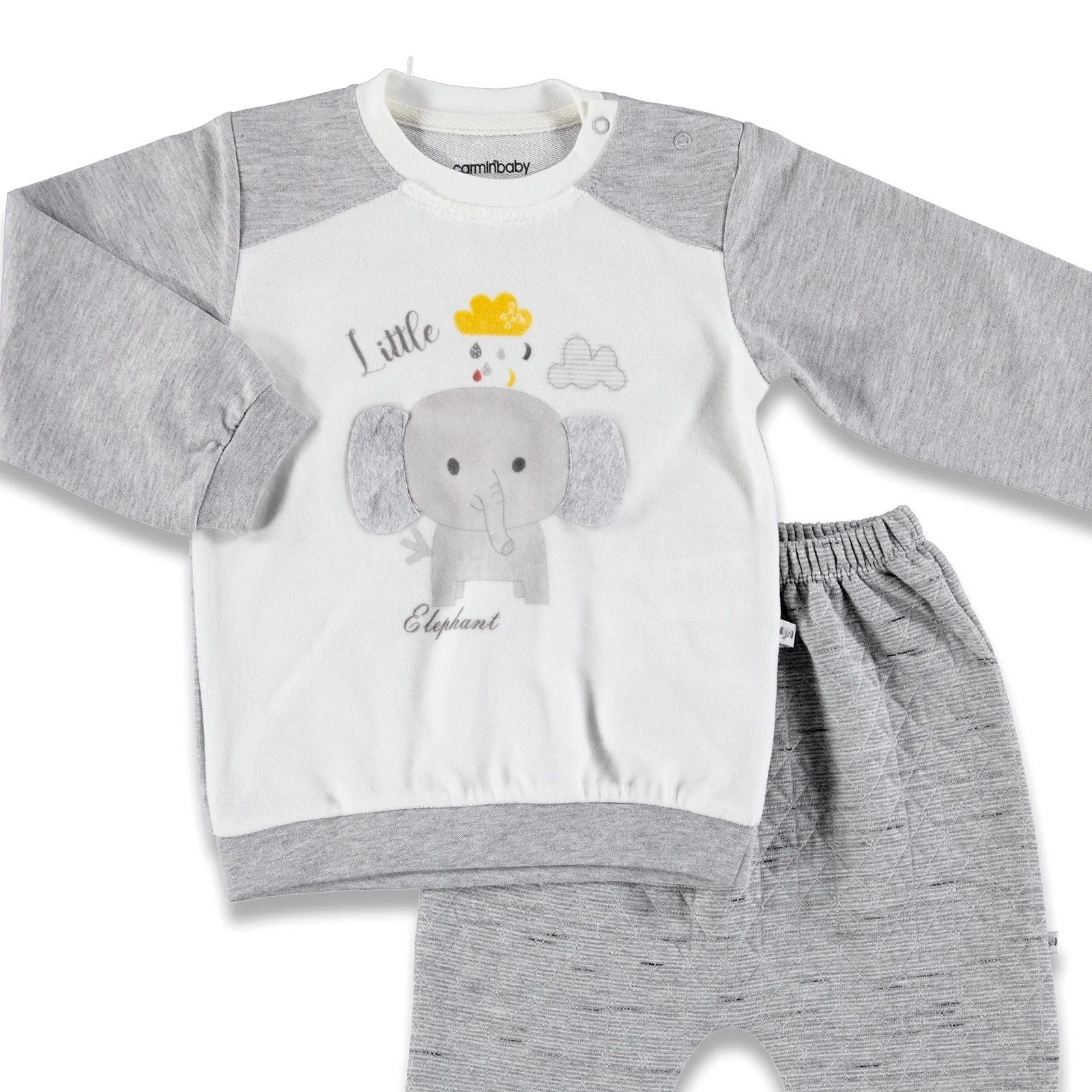 Ebebek Carmin Baby Fun Friends стеганый + Бархатный спортивный костюм |