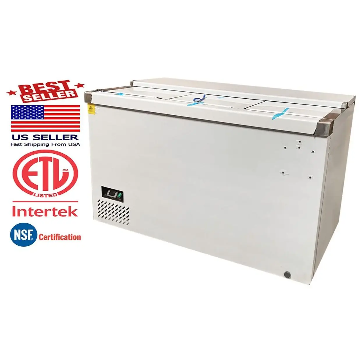

NSF ETL NEW 59" Top Loading Back Bar Beer Soda Bottle Cooler Deep Well Refrigerator G-10A