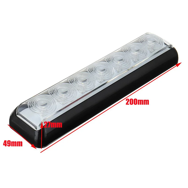 DC12v led караван грузовик фонари заднего хода для прицепов лампа заднего стоп-сигнала Поворотная сигнальная лампа обратного Предупреждение прямоугольная автомобильная лампа для прицепа