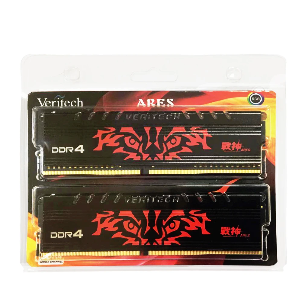 

Veritech ARES series DDR4 8GB 16GB 2666mhz 3000mhz 3200mhz 3600MHz RGB Ram for Gaming desktop Dimm