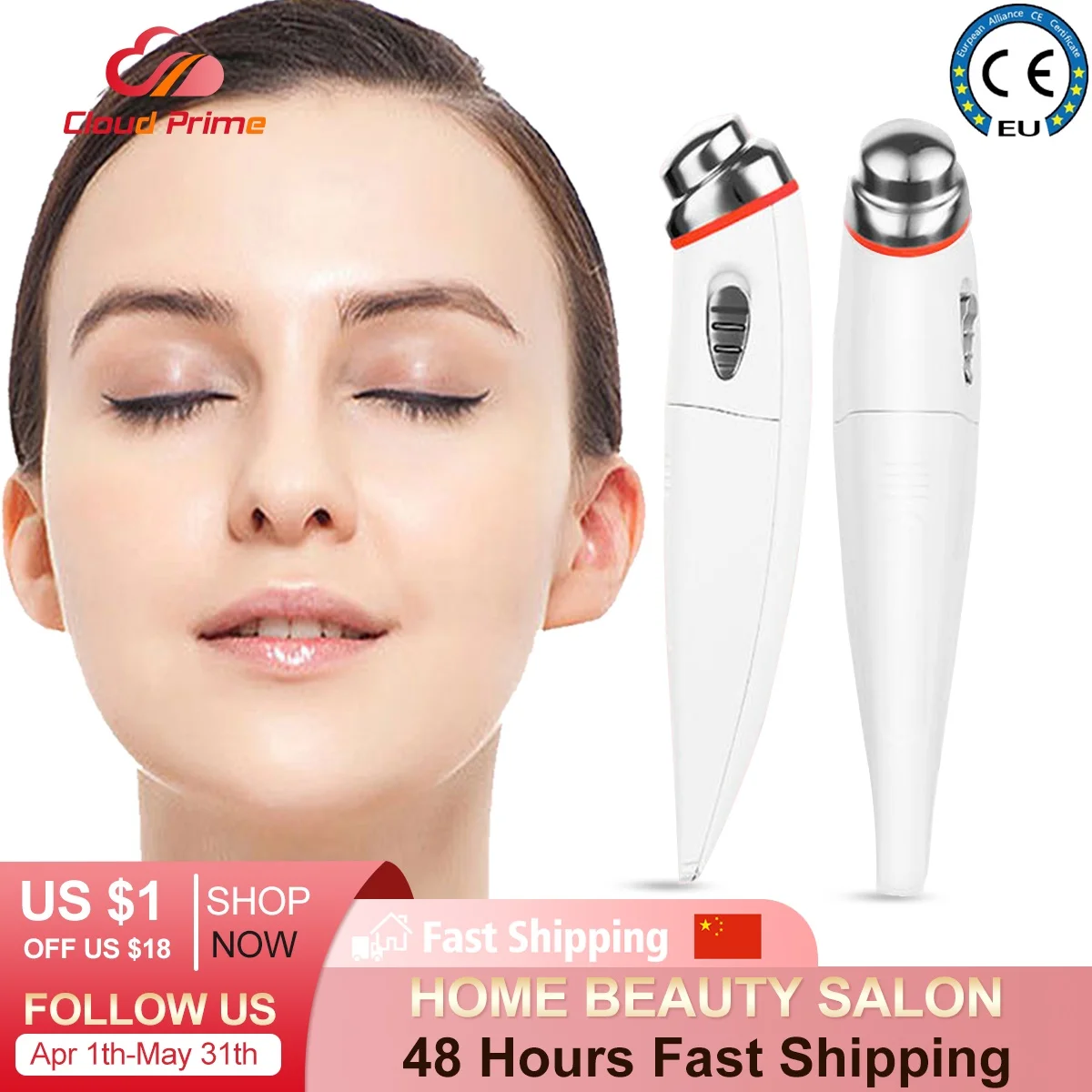 

Vibration Massage Eye Fine Lines Lifting Tightening Eye Care Instrument Eye Massager Beauty Mini Facial Vibration Thin Face