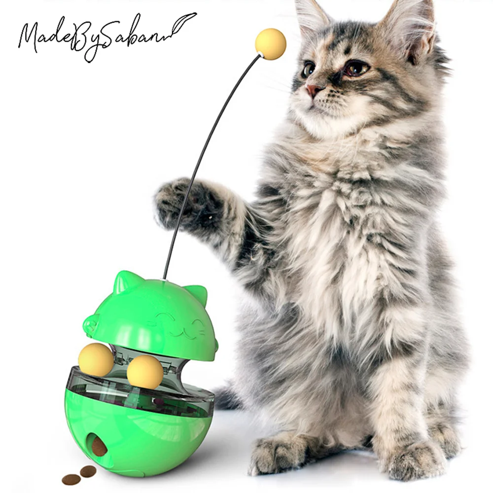 

Fun Tumbler Pets Slow Food Entertainment Toys Attract The Attention Of The Cat Adjustable Snack Mouth Toys For Pet