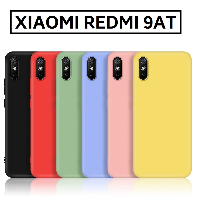 Чехол для XIAOMI REDMI 9AT мягкий силиконовый чехол из жидкого геля ударопрочный ТПУ