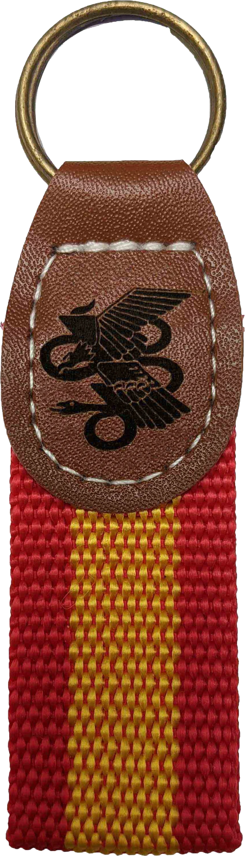 Брелок полиция с флагом Испании. Логотипы корпуса национальной полиции GEO и UPR.