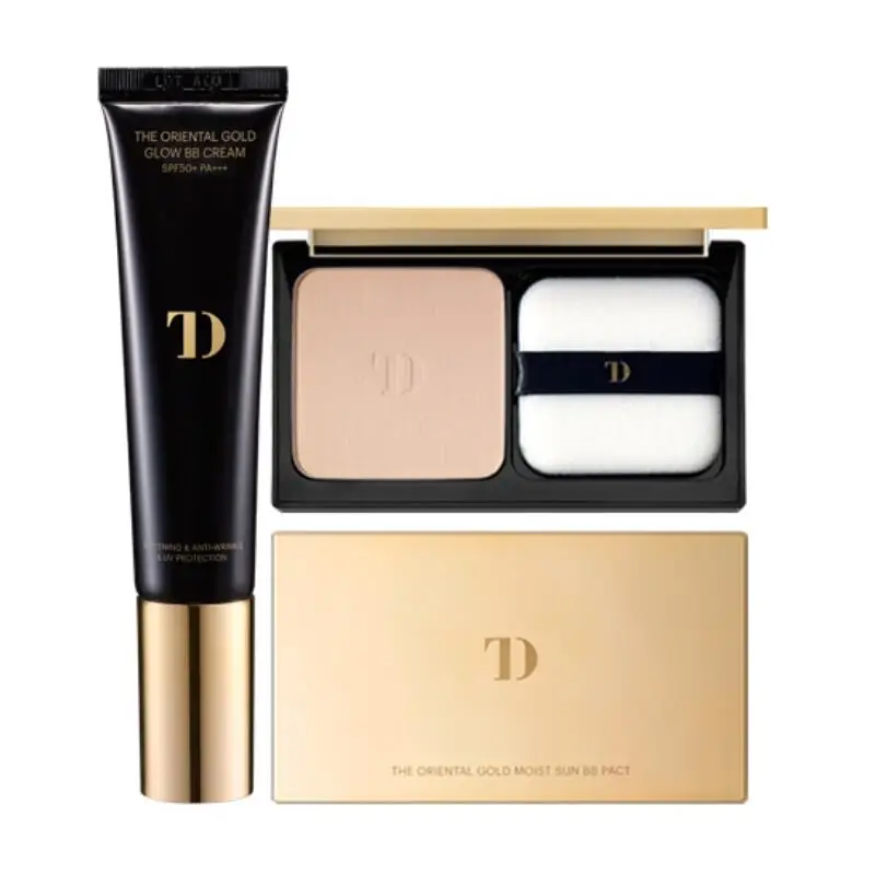 BB Cream & Pact Set восточное Золотое свечение SPF50 + PA Gold Glow [Set] Skin79 Косметика Корея