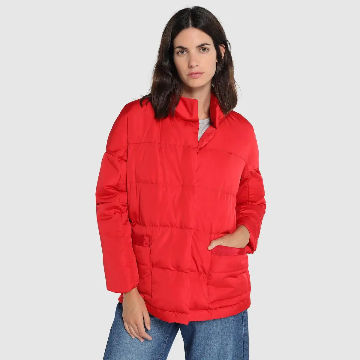 Женская короткая парка в Корейском стиле | одежда