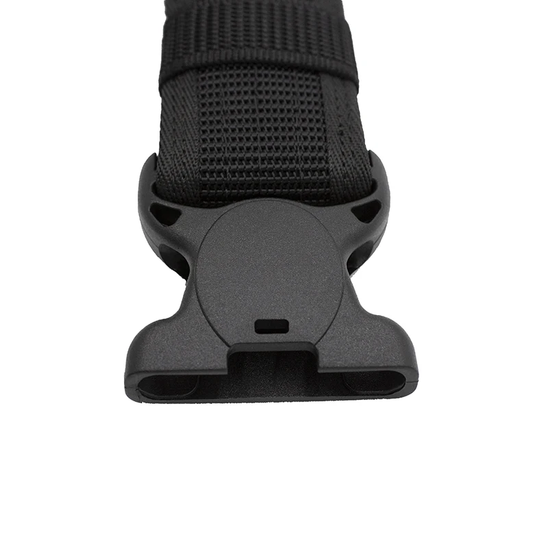 Пистолет и цветок нейлон Duty черный пояс полиция орудие 2 дюйма без крючка петли