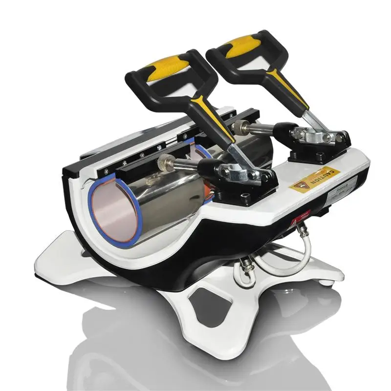Automatic Double Stations Mug Heat Press ST-210 Sublimation Transfer Printing Tool 220V EU Plug High-Tech Quality Aesthetic