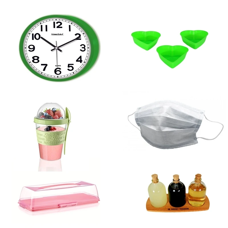 

6 Piece Kitchen Set Cake Dome Spice Set