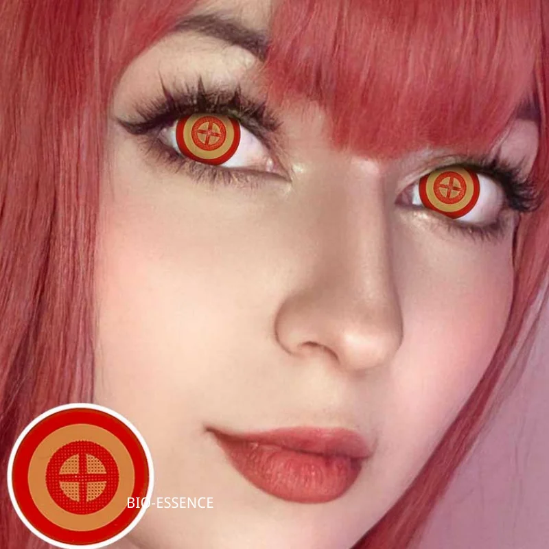 Био-эссенция 1 пара контактных линз для глаз Косплей Аниме аксессуары Хэллоуин