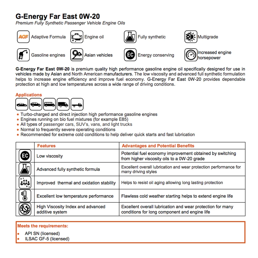 G Energy Far East 10W 30 4л|Моторное масло| |