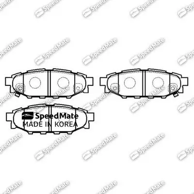 Колодки зад. SUBARU (FORESTER (SH) (SJ) IMPREZA LEGACY IV (BL B|Тормозной цилиндр| |