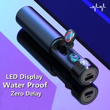 Q67 Bluetooth 5.0 Wireless Earphone TWS Sport Headphones Handsfree Earhook Headset in-Ear Earphones For iPhone Xiaomi HUAWEI