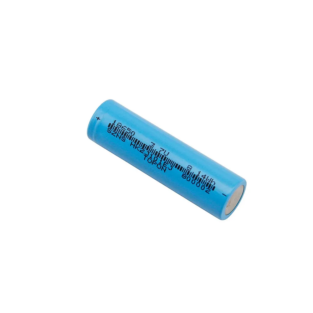 Аккумулятор 18650 TopON 3.7V 2200mAh 8.14Wh 10A. Li-Ion без защиты. Замена ICR18650-22 CRG18650 LGAAS41865 |