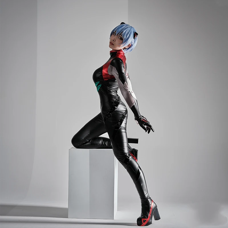Костюм Аниме на Хэллоуин для косплея амуниме Ayanami ei Asuka Langley Soryu кожаные