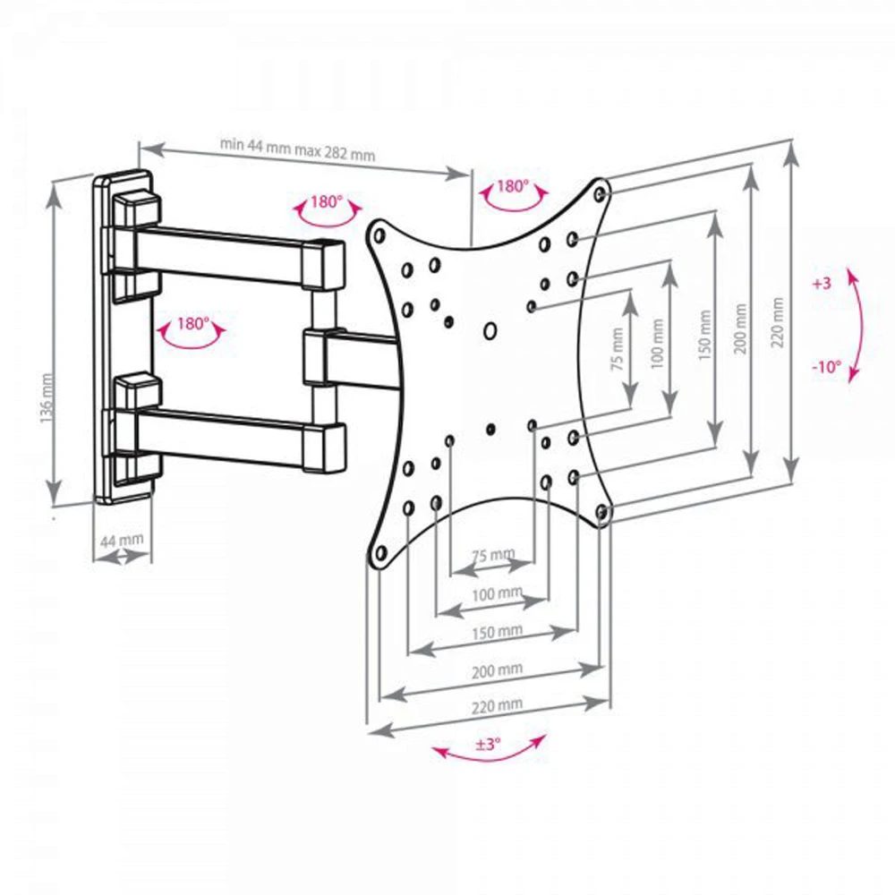 Кронштейн для телевизора ArmMedia Mars-4 | Электроника