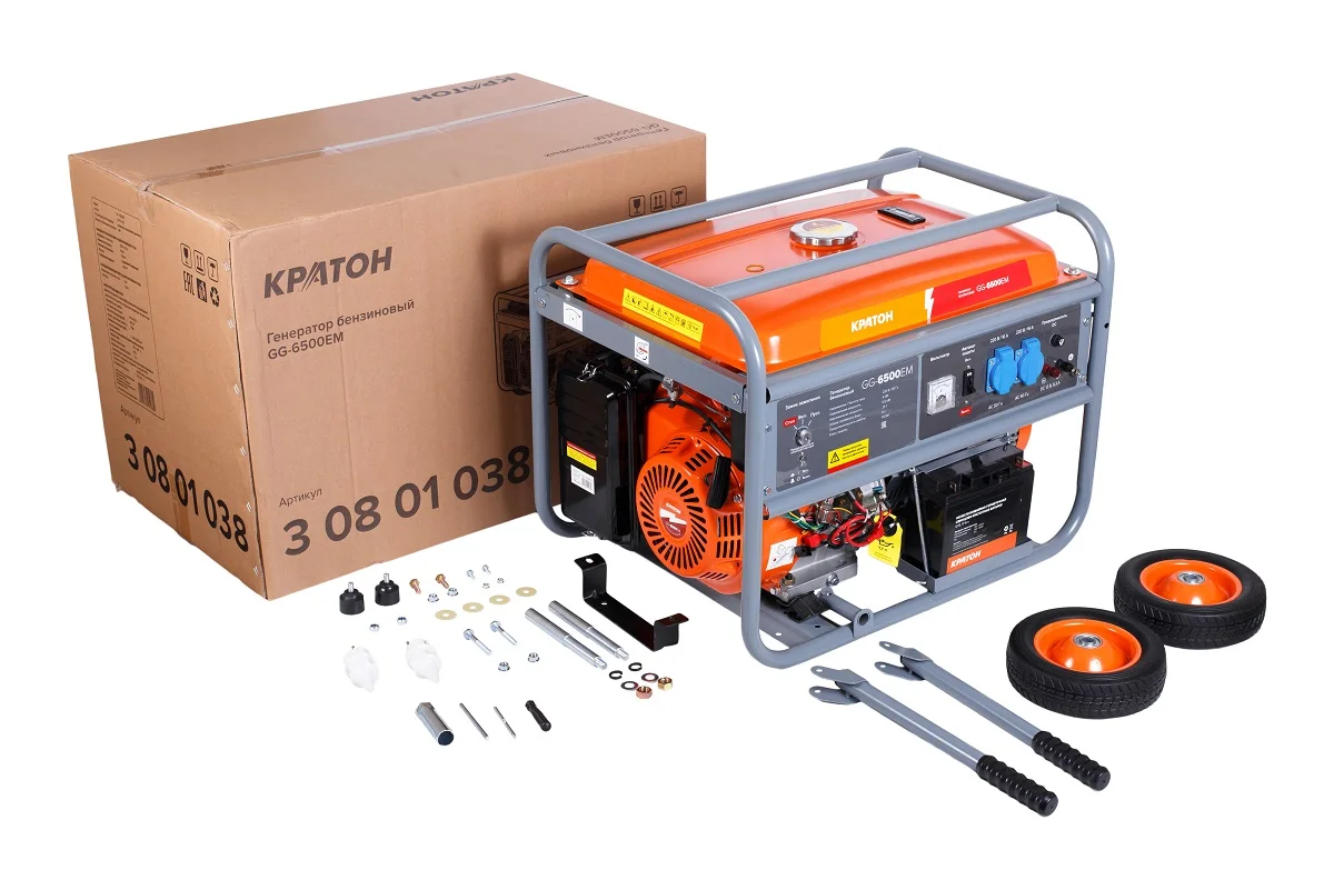 Генератор бензиновый Кратон GG 6500EM|Электрические пилы| |