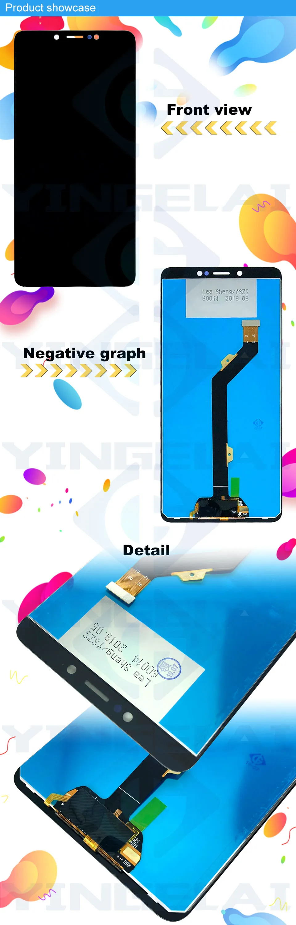 6,0 ''Полный ЖК-дисплей для Infinix Smart 2 HD X609 ЖК-дисплей кодирующий преобразователь сенсорного экрана в сборе запасные части для экрана Infinix X609