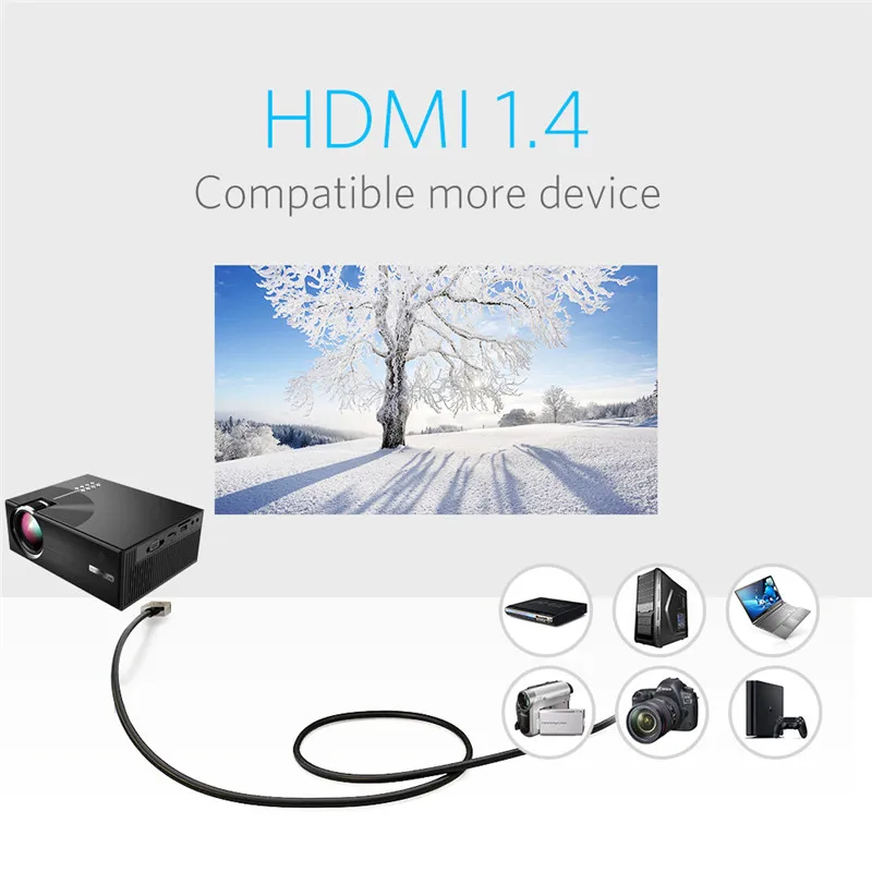 C7 Full HD 1080P проектор 2500 люмен кинопроектор для Android WiFi hdmi VGA AV USB порт|Проекторы