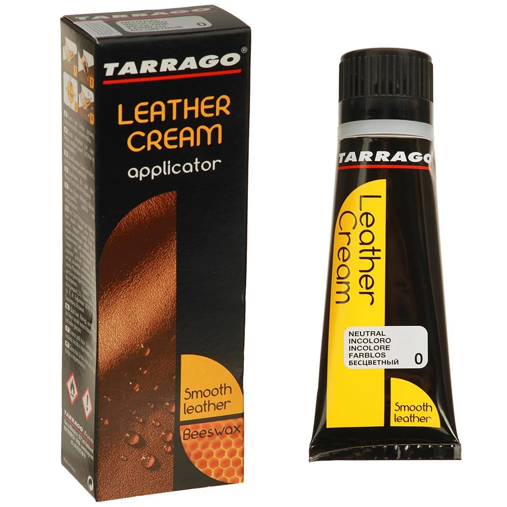 Крем для обуви Tarrago Leather Cream 000 75мл. бесцветый