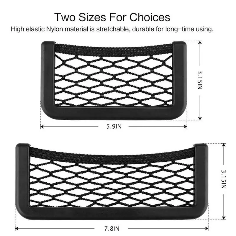 

Car Net Bag Phone Holder Storage Pocket Organizer For UAZ 31512 3153 3159 3162 Simbir 469 Hunter Patriot Accessories