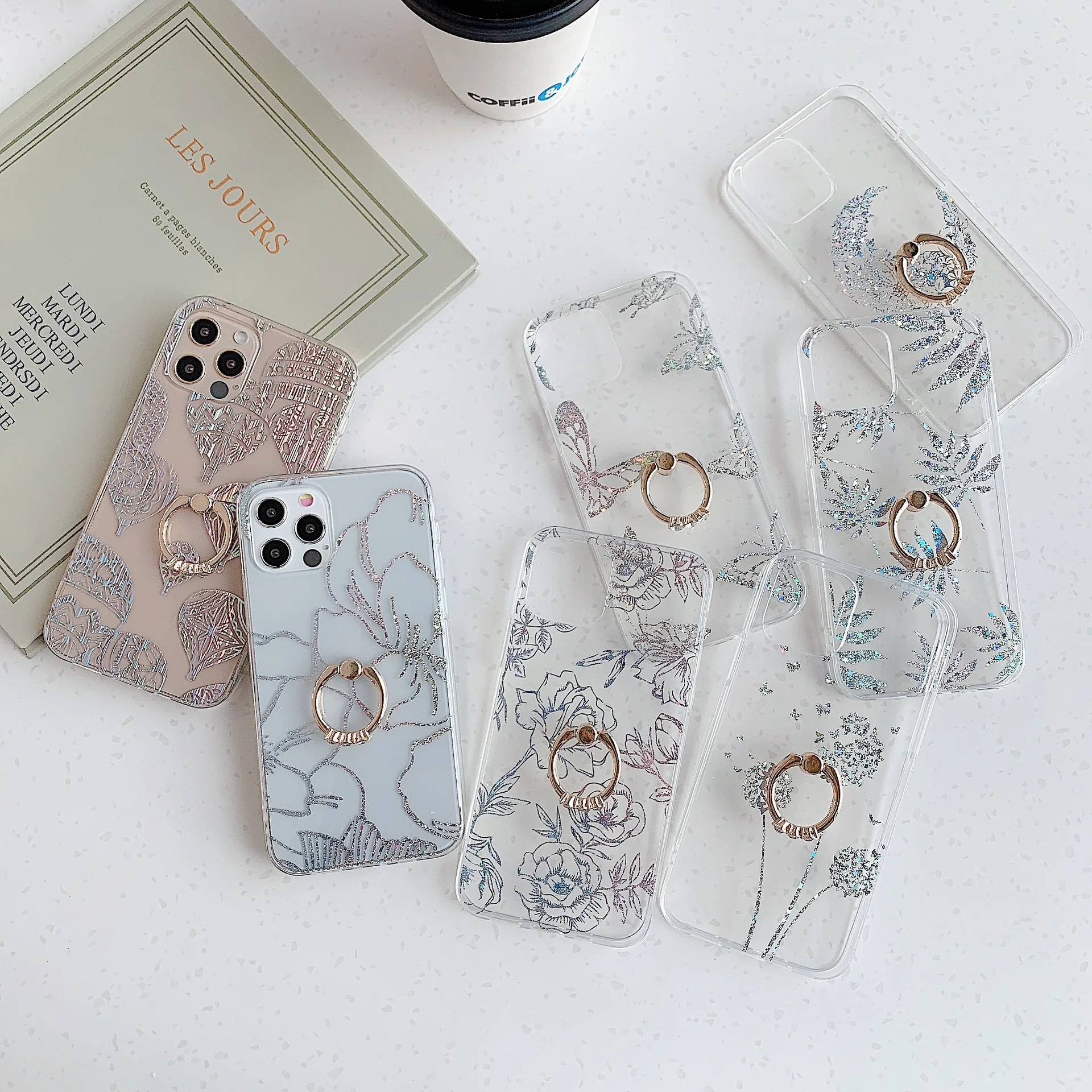 

Shockproof Dandelion Flower Phone Case For iPhone 12 Pro XR XS Max 8 7 Soft Butterfly Protection Cover For iPhone 11 X XR Coque