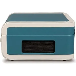 Виниловый проигрыватель CROSLEY PORTFOLIO PORTABLE [CR6252A TU] turquoise/white c Bluetooth|Проигрыватели