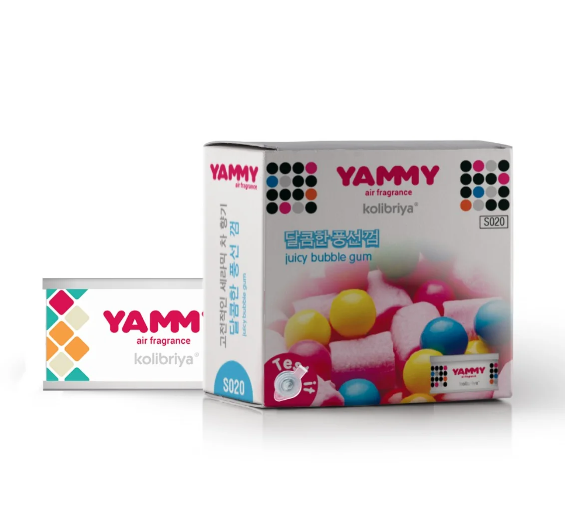 Ароматизатор меловой Yammy JUICY BUBBLE GUM | Освежитель воздуха