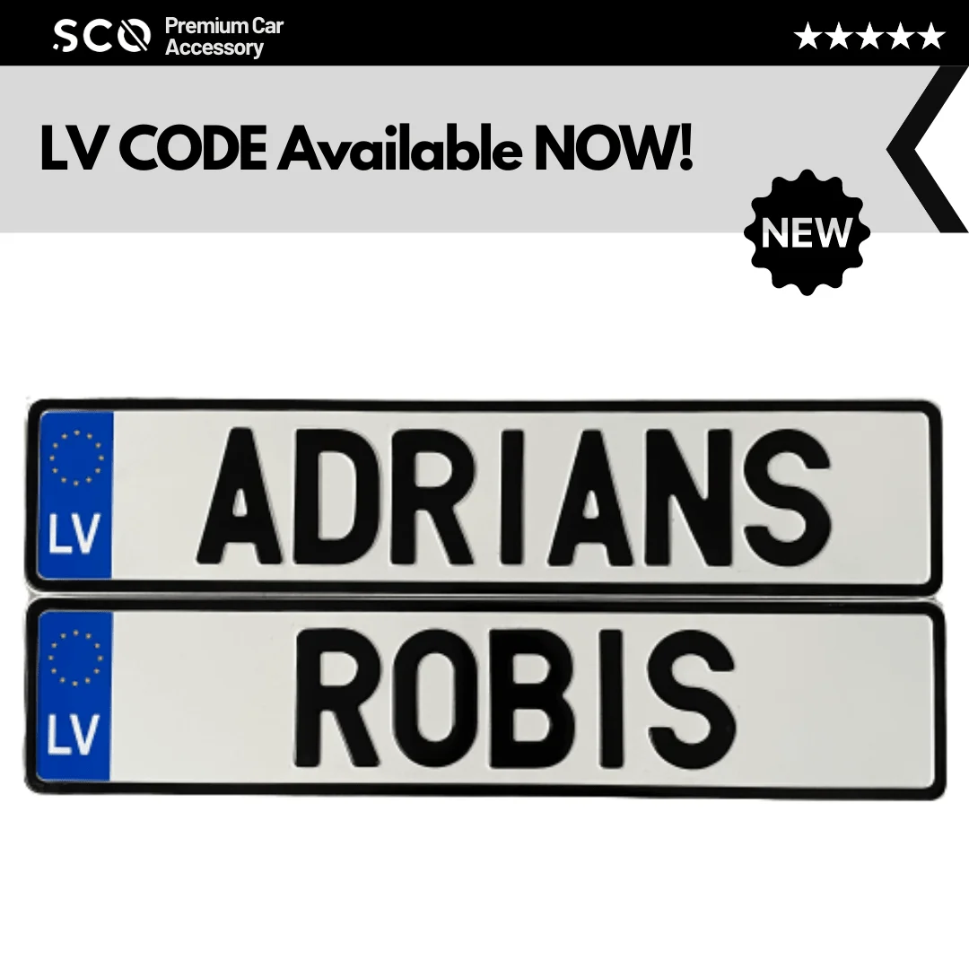 Номерной знак ЕС индивидуальный номерной Европейского типа алюминиевый