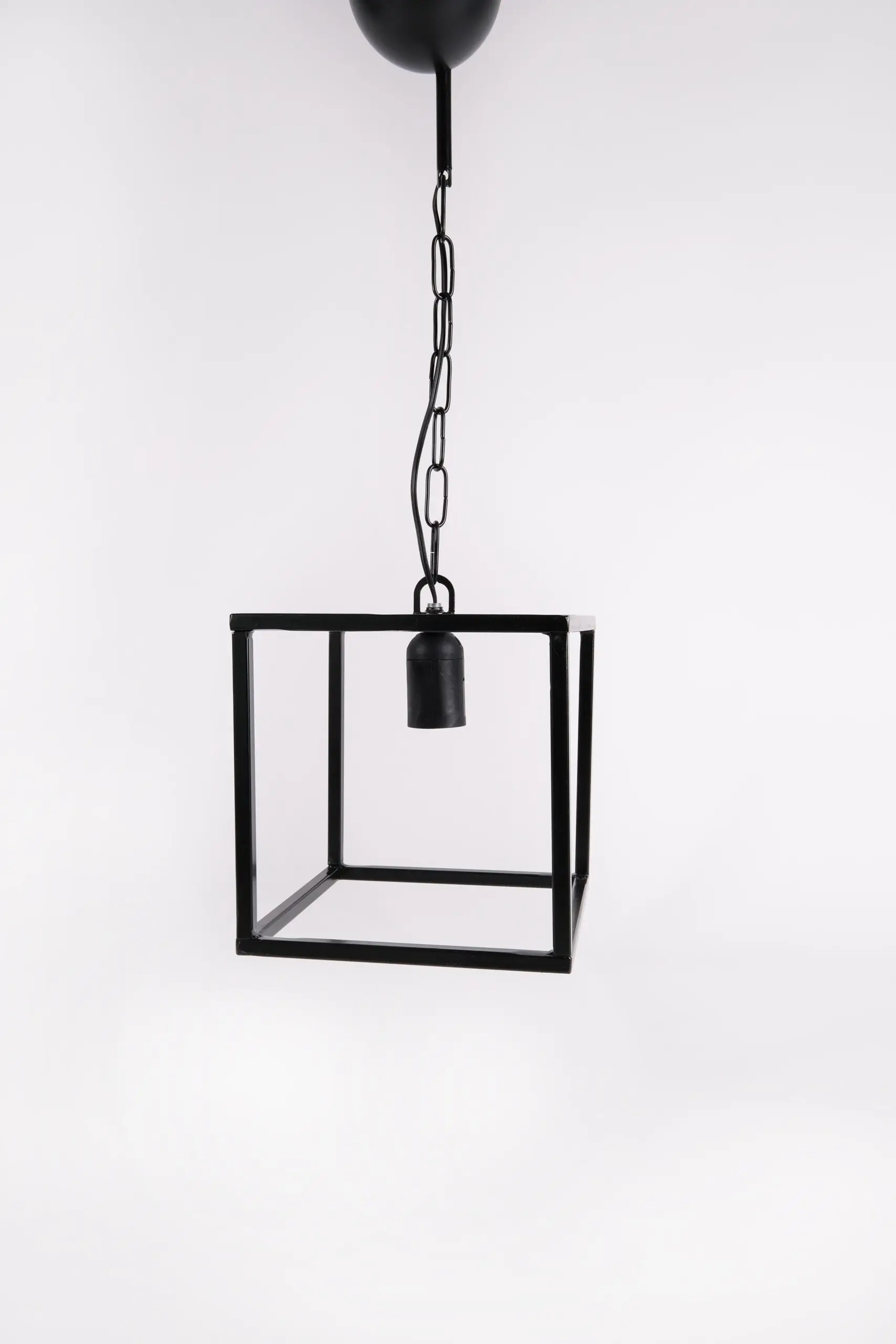 Из современного черного металла кубический квадратный люстра Винтаж Лофт