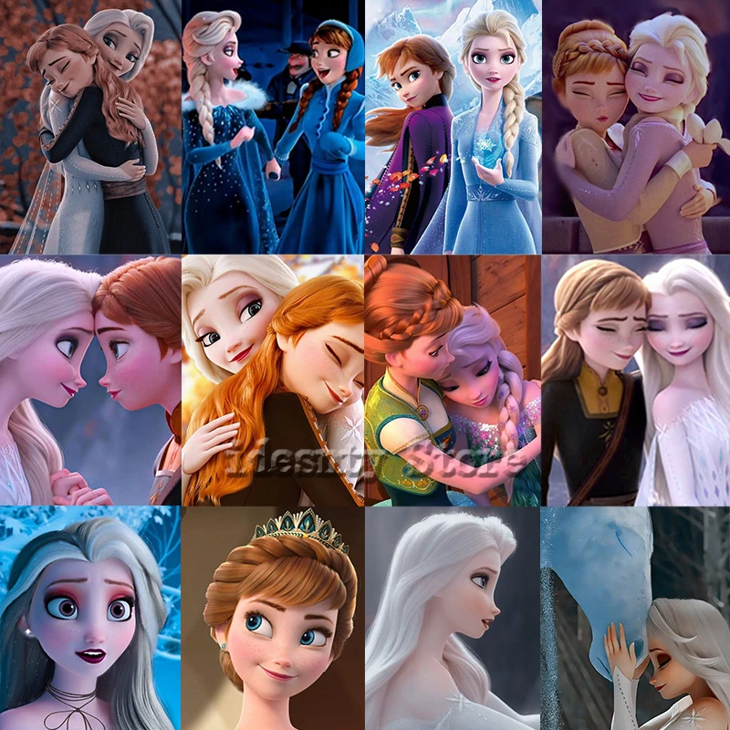 Картина из мультфильма Disney Холодное сердце алмазная живопись принцесса Анна